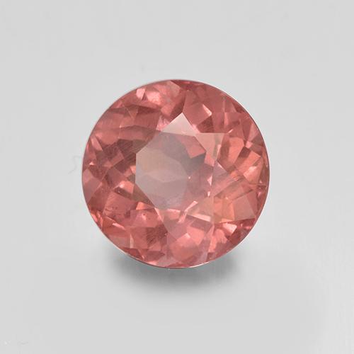 Granada malaia rosa natural 1,91ct, corte redondo, VS
