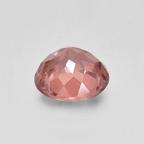 Granada malaia rosa natural 1,91ct, corte redondo, VS