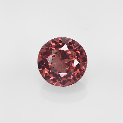 Granada malaia rosa natural 1,11ct, corte redondo, VVS-VS
