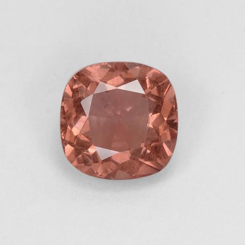 Granada malaia rosa natural 1,23ct, almofada cortada, VS