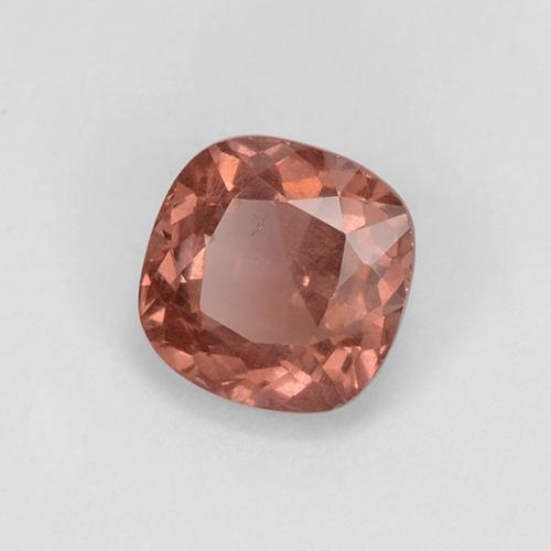Granada malaia rosa natural 1,23ct, almofada cortada, VS