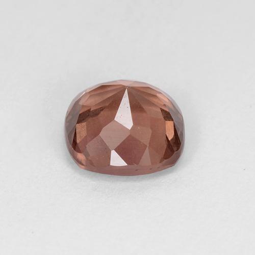 Granada malaia rosa natural 1,23ct, almofada cortada, VS