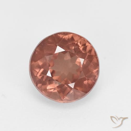 Granada malaia vermelho natural 1,81ct, corte redondo, VS