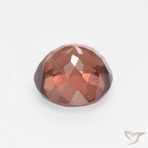 Granada malaia vermelho natural 1,81ct, corte redondo, VS