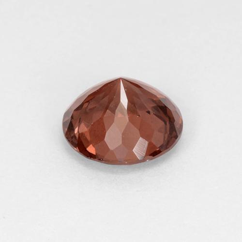 Malaya Garnet vermelho quente Natural 1.18ct, Corte Redondo, VS