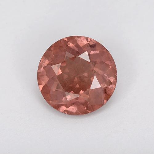 Malaya Garnet vermelho médio Natural 1.27ct, Corte Redondo, VS