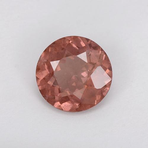 Malaya Garnet vermelho médio Natural 1.27ct, Corte Redondo, VS