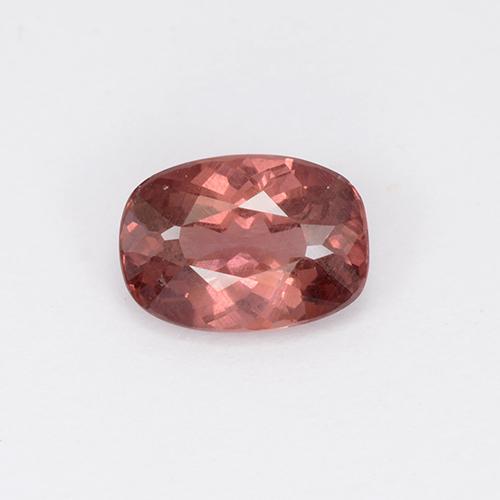 Granada malaia vermelho natural 0,96ct, almofada cortada, VS