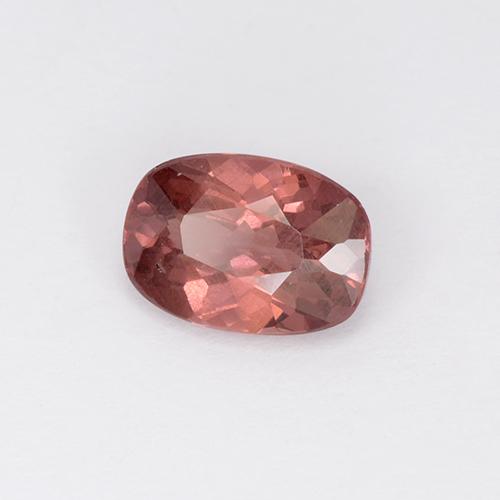 Granada malaia vermelho natural 0,96ct, almofada cortada, VS