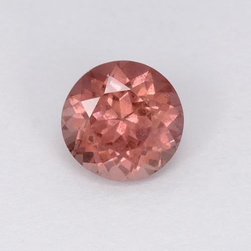Granada malaia rosa natural 0,75ct, corte redondo, VS