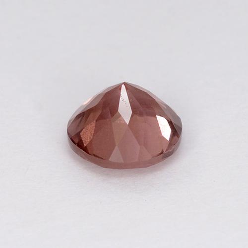 Granada malaia rosa natural 0,75ct, corte redondo, VS