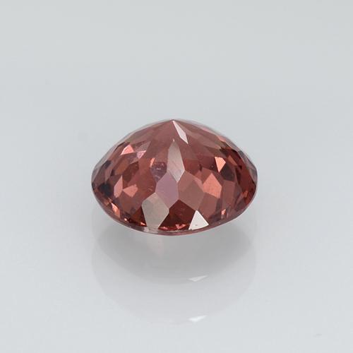Granada malaia laranja natural 0,94ct, corte redondo, VVS-VS