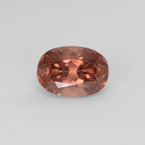 Granada malaia rosa natural 0,78ct, corte oval, VS