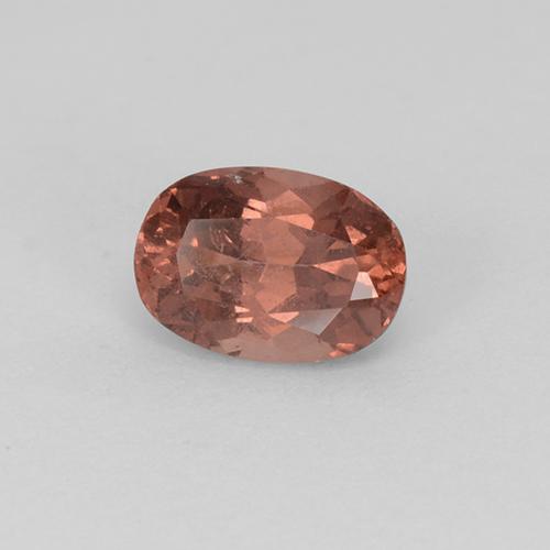 Granada malaia rosa natural 0,78ct, corte oval, VS