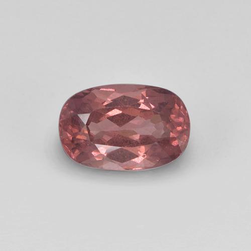 Granada malaia rosa natural 0,76ct, almofada cortada, VS