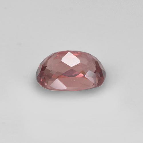 Granada malaia rosa natural 0,76ct, almofada cortada, VS