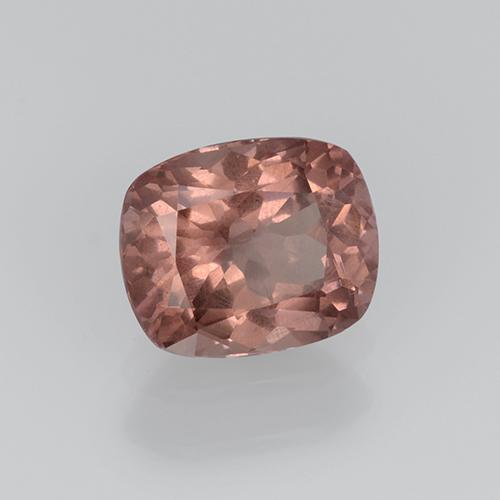 Granada malaia rosa natural 0,89ct, almofada cortada, VS