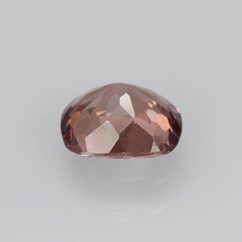 Granada malaia rosa natural 0,89ct, almofada cortada, VS