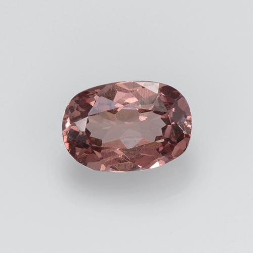 Granada malaia rosa natural 0,64ct, corte oval, VS