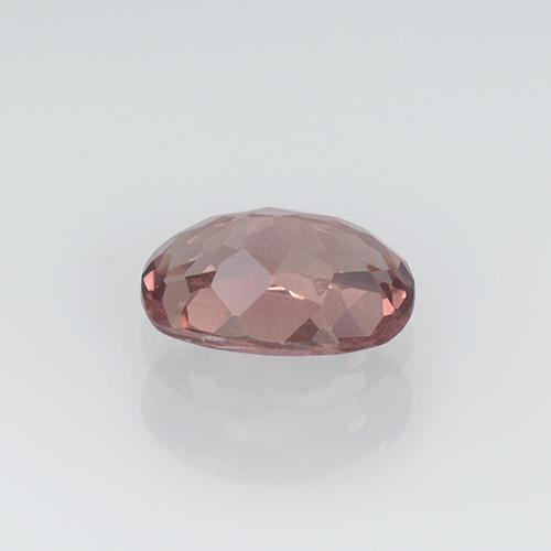 Granada malaia rosa natural 0,64ct, corte oval, VS