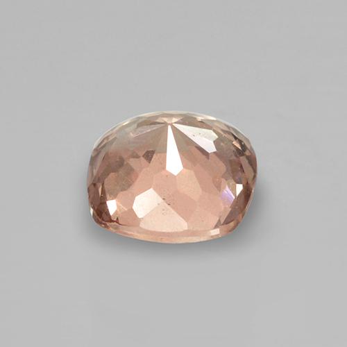 Granada malaia rosa natural 0,49ct, almofada cortada, VS