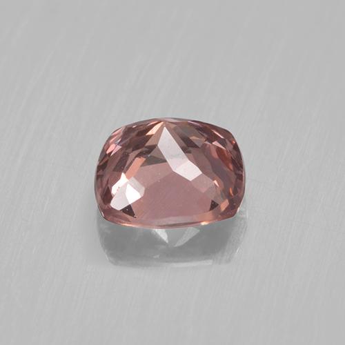Granada malaia rosa natural 0,51ct, almofada cortada, VS