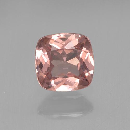 Granada malaia rosa natural 0,56ct, almofada cortada, VS