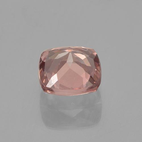Granada malaia rosa natural 0,56ct, almofada cortada, VS