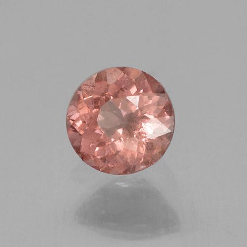 Granada malaia rosa natural 0,40ct, corte redondo, VS