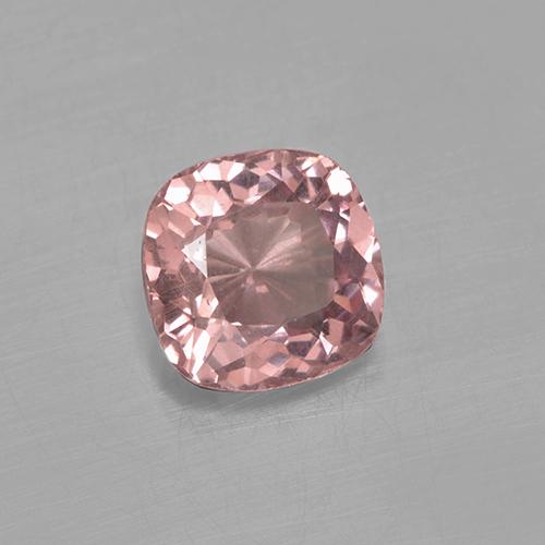 Granada malaia rosa natural 0,56ct, almofada cortada, VS