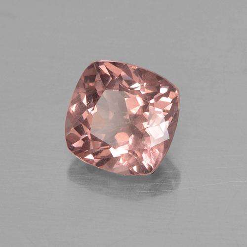 Malaya Garnet rosa médio Natural 0.59ct, Almofada cortada, VS