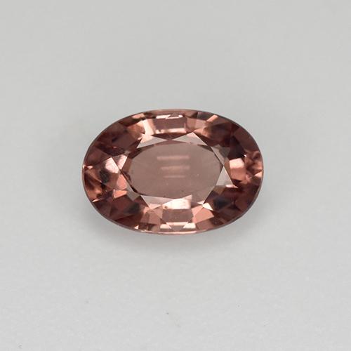 Granada malaia rosa natural 0,68ct, corte oval, VS