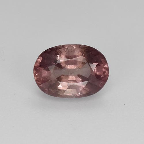 Granada malaia rosa natural 1,02ct, corte oval, VS-SI