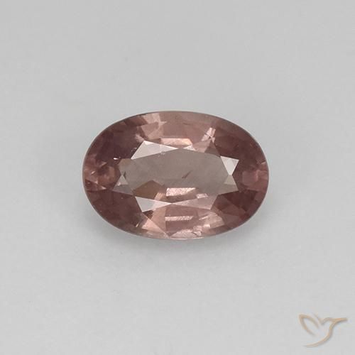 Granada malaia rosa natural 0,58ct, corte oval, VS-SI