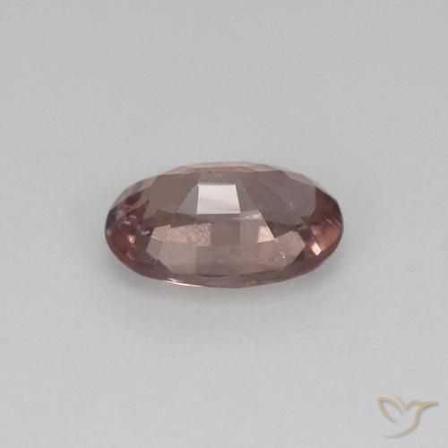 Granada malaia rosa natural 0,58ct, corte oval, VS-SI