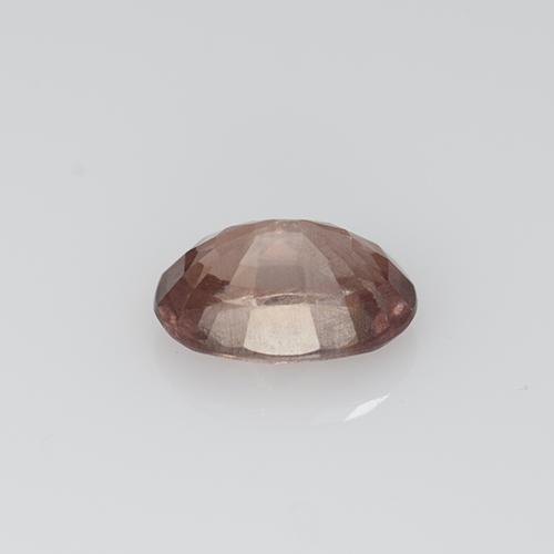 Granada malaia rosa natural 0,61ct, corte oval, VS