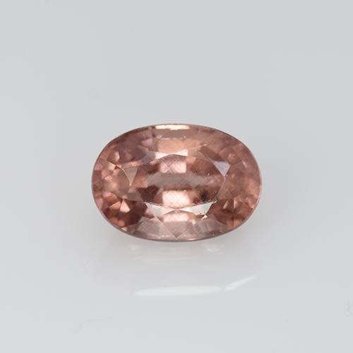 Granada malaia rosa natural 0,79ct, corte oval, VS