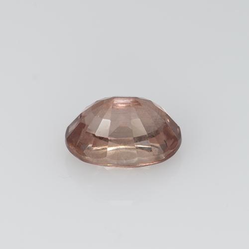 Granada malaia rosa natural 0,79ct, corte oval, VS