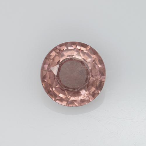 Malaya Garnet Rosa Jacarandá Claro Natural 0.68ct, Corte Redondo, VS
