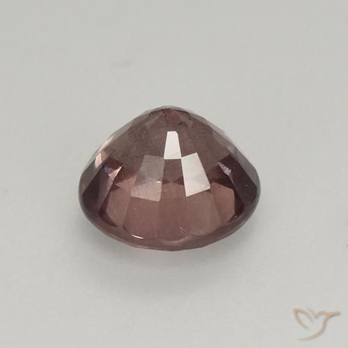 Malaya Garnet Vermelho acinzentado Natural 0.96ct, Redondo, VS