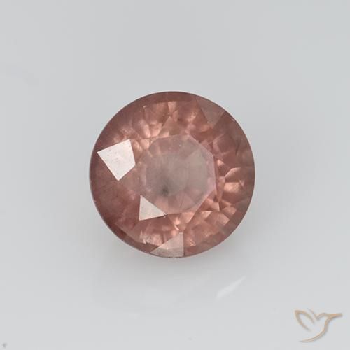 Malaya Garnet Luz rosa Natural 1.11ct, Redondo, VS