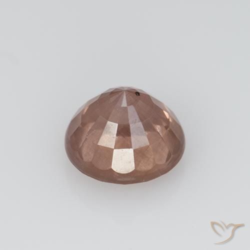 Malaya Garnet Luz rosa Natural 1.11ct, Redondo, VS