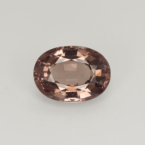 Granada malaia rosa natural 1,04ct, corte oval, VS