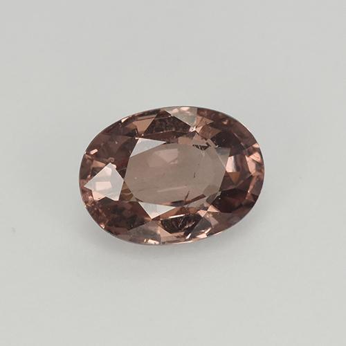 Granada malaia rosa natural 1,04ct, corte oval, VS