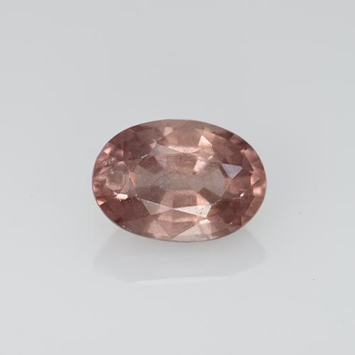 Granada malaia rosa natural 0,57ct, corte oval, VS-SI