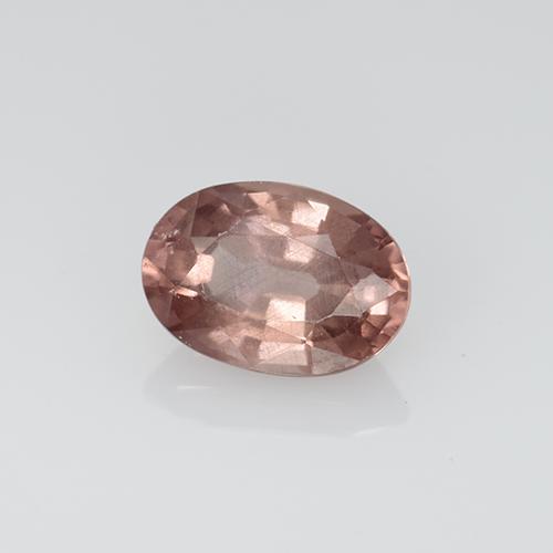 Granada malaia rosa natural 0,57ct, corte oval, VS-SI
