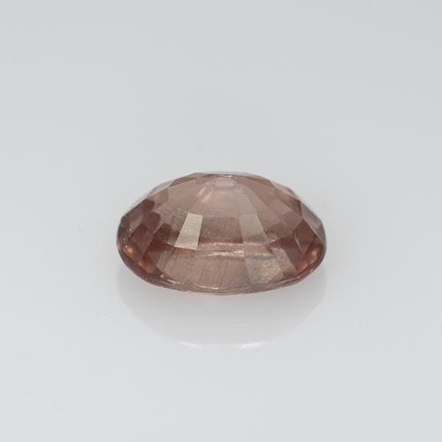 Granada malaia rosa natural 0,67ct, corte oval, VS