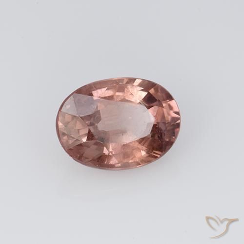Malaya Garnet Vermelho Tijolo Claro Natural 1.12ct, oval, VS