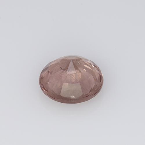 Granada malaia rosa natural 0,63ct, corte redondo, VS