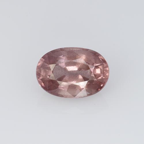 Granada malaia rosa natural 0,70ct, corte oval, VS